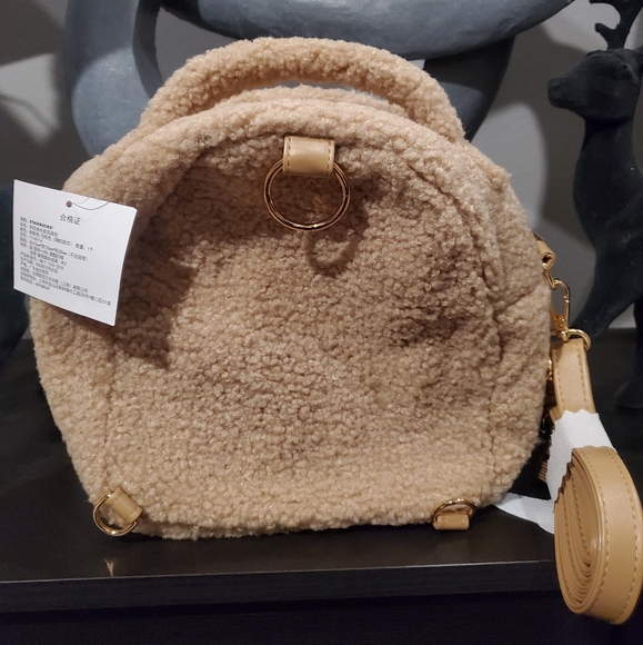 NWT Starbucks Brown 2 Way Crossbody bag/ Backpack - Picture 7 of 8